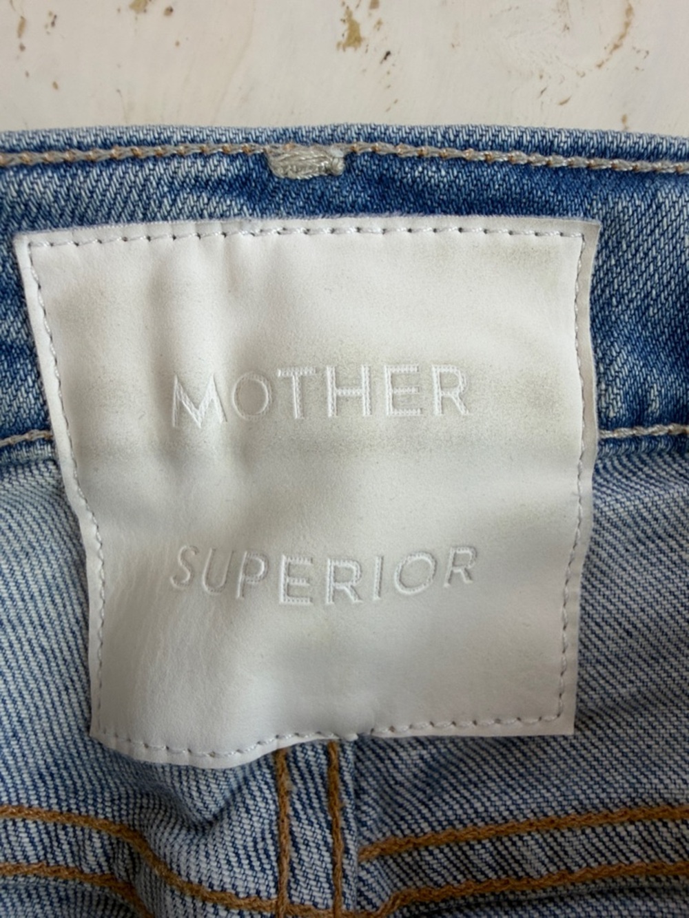 MOTHER The Insider High Rise Crop Step Fray Bootcut Jeans 24 “Out of the Blue” - Picture 3 of 16